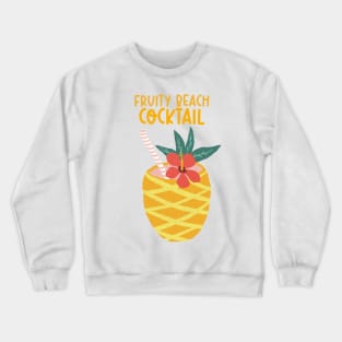 Fruity Beach Cocktail Crewneck Sweatshirt